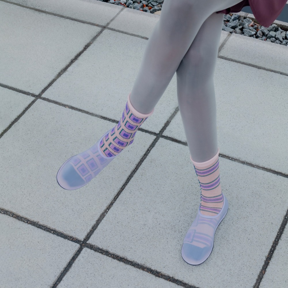 Glow Epique Glitter Crew Socks — 2nd PALETTE product image